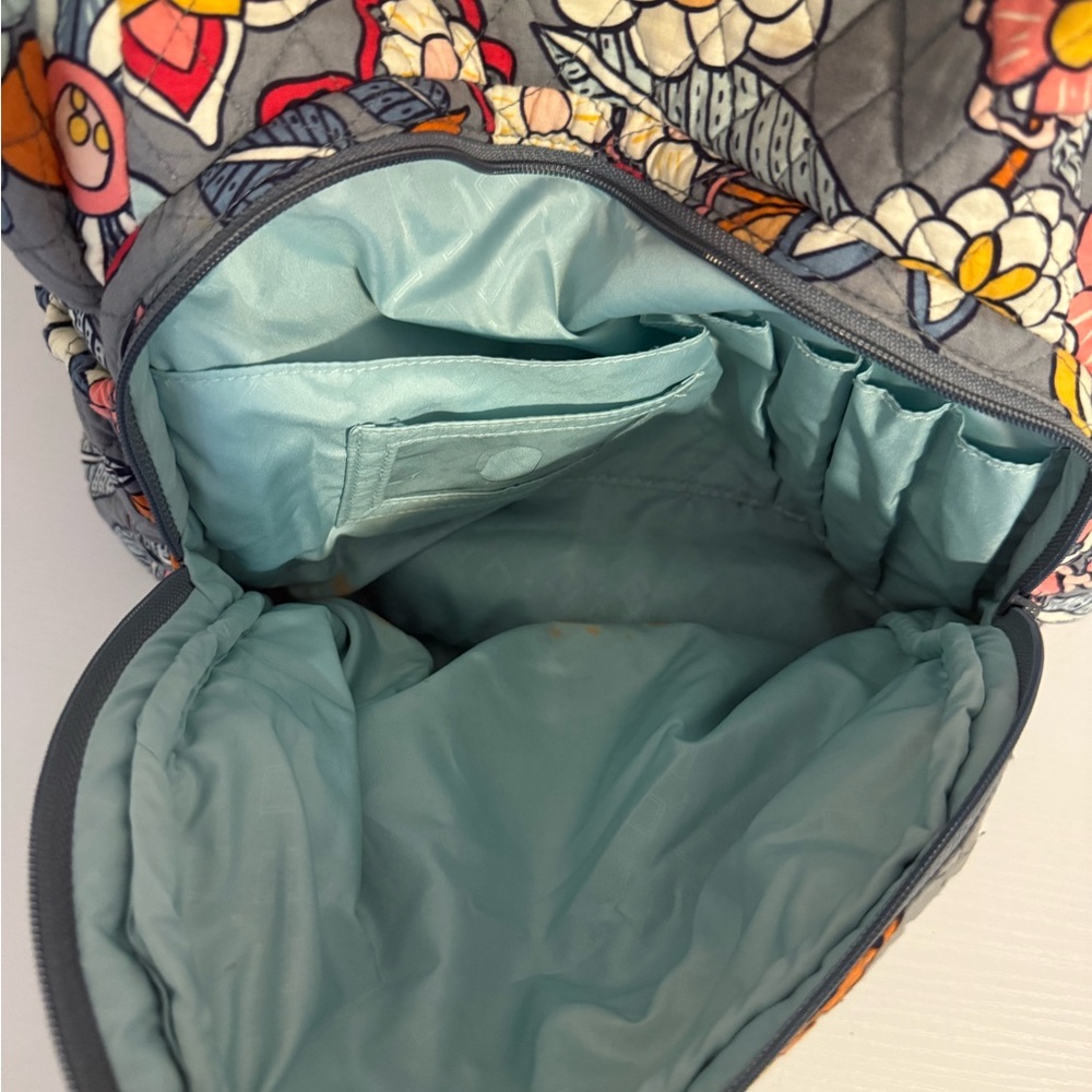 Vera Bradley Tropical Evening Floral Patterned Backpack - Picture 3 of 4